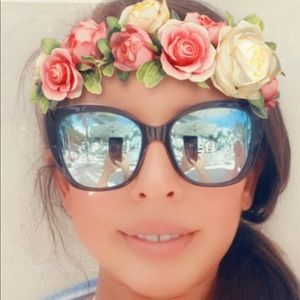 Diff Christina and Moussa black sunglasses